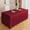 Vin, variante sur Tranfacy Décoration Maison, Housse de Table, Jupe de Table Couleur Unie, Nappe Décorative en Polyester Anti-Rides, Volantée, Banquet, Mariage