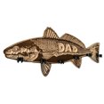 thumbnail image 2 of TopLLC Wood Redfish Fishing Rod Holder Wall Mounted Fishing Rod Storage Rack Father's Day Gift on Clearance, 2 of 7