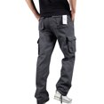 thumbnail image 4 of cllios Mens Cargo Pants Big and Tall Multi Pockets Pants Work Work Trousers Classic Workwear Cargo Pants, 4 of 4