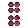 thumbnail image 4 of Decodeary Inline Skate Wheel PU Wear-Resistant 58mm Wheels Replacement 82A Black+Red 58x58x32mm 2Set, 4 of 6