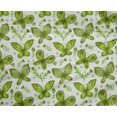 thumbnail image 4 of oneOone Polyester Lycra Light Green Fabric Insect & Floral Feather Sewing Material Print Fabric By The Yard 56 Inch Wide, 4 of 4