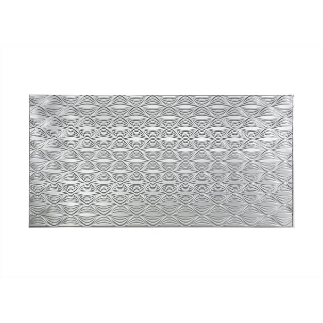 Fasade Shallot Brushed Aluminum Wall Panel 4' x 8'