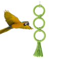 thumbnail image 1 of Balançoire Perroquet Corde en Coton Ronde Décorative Cercle d'Oiseau Balançoire Perroquet Anneau Perchoir, 1 of 6
