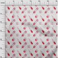 thumbnail image 3 of oneOone Tissu Popeline de Coton Rouge Ciseaux Matériel de Couture Tissu Imprimé au Mètre 56 Pouces de Large, 3 of 5