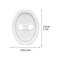 thumbnail image 3 of Cagogo under $5 Car Door Protector, 4pcs Car Door Protective Cover, Door Lock Buckle Shock Absorber, Silicone Anti Collision Cushion, Thickened Protective Sticker, Universal Car Accessories, 3 of 3
