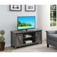 thumbnail image 3 of Pemberly Row Barn Door 52" TV Stand in Rustic Gray, 3 of 4