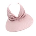 thumbnail image 2 of Chapeau pour Femmes Été Chapeau de Soleil Extérieur Filles Visière de Plage Casquette Dames Queue de Cheval Chapeau Ajustable Rouge, 2 of 10