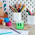 thumbnail image 5 of ZZkhGO Transparent Pencil Sharpener, Candy Color Pencil Planer with Dual Hole and Carbon Steel Blade, Portable School Supplies for Students Teachers Artists, Green, 5 of 5