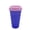 Purple, variant on Neinkie 500ml Hot Color Changing Cups, Travel Tumbler with Straw and Lid, BPA Free Plastic Acrylic Cup, Reusable Daily Water Tumblers, Portable Party Coffee Tea Cup, Magic Pastel Cup
