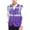 Purple, variant on GOGO 5 Pockets High Visibility Safety Vest with Reflective Strips, Working Uniform Vest-Neon Orange-L