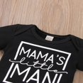 thumbnail image 3 of Baby Romper Letter Print Short Sleeve  Neck Jumpsuit, 3 of 5