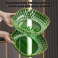 thumbnail image 3 of Vegetable Tray,Plastic Salad Serving Bowl,Household Vegetable Basket,Multi Purpose Fruit Vegetable Tray,Kitchen Salad Fruit Tray,Drainable Vegetable Tray,Durable Plastic Serving Tray, 3 of 4