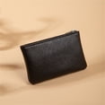 thumbnail image 4 of New Lychee Pattern Zipper Coin Purse-thin Short Card Coin Key Organizer Pouch Bag, 4 of 9
