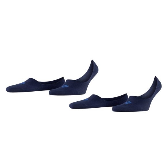 Burlington Men's Socks, 2-pack - Everyday IN, Anti-Slip Heel, Solid Color Navy 45-46 (10-11 UK)