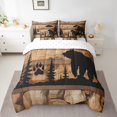 thumbnail image 2 of YST, Black Bear Comforter Set, Woodland Animals, 7-Piece, Full Size, 2 of 5