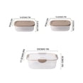 thumbnail image 3 of Mini Conteneur de Stockage Alimentaire de Qualité Alimentaire pour Légumes - Produits de Boulangerie et Collations avec Fraîcheur Plus Longue - Boîte Alimentaire Réutilisable, Adaptée pour Pique-Niques en Famille et Voyages, 3 of 9