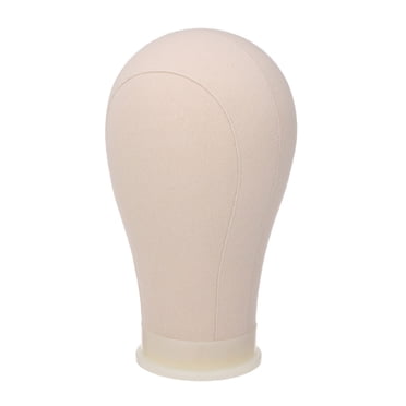 21" Cork Canvas Block Head Mannequin Head Wig Display Styling Head Manikin Canvas Head