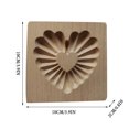 thumbnail image 3 of Oleegame 1PC Cookie Mold Cookie Molds Provences Rose Cookie Stamp Embossing Molds Craft Decorating Baking Tool, 3 of 3
