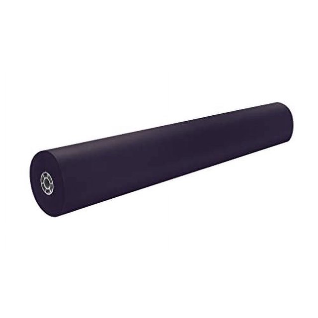 Papier Kraft Double Fini Arc-en-Ciel Coloré, Noir, 36 Pouces x 1 000, 1 Rouleau