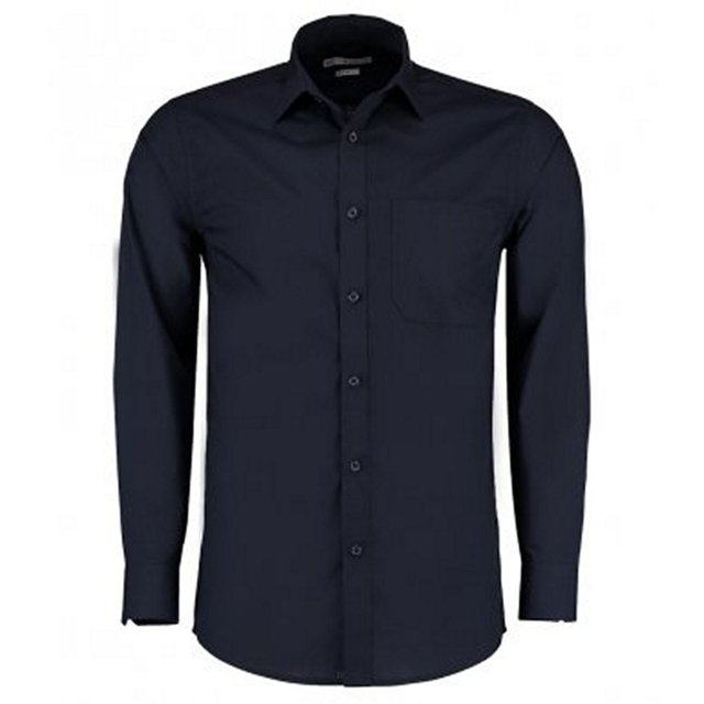 Kustom Kit Chemise Popeline Ajustée à Manches Longues pour Homme