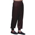thumbnail image 2 of Atasi Mens Rayon Solid Readymade Harem Pajama Ethnic Wear Elastic Bottom Pant, 2 of 5