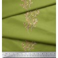 thumbnail image 3 of Soimoi Green polyester Crepe Fabric Artistic Leaves Print Sewing Fabric Yard 42 Inch Wide, 3 of 3