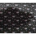 thumbnail image 4 of oneOone Viscose Chiffon Fabric Dot & Cat Face Animal Printed Fabric 1 Yard 42 Inch Wide, 4 of 4