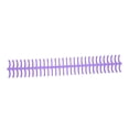 thumbnail image 2 of Sheet Binding Comb, Spiral Binding Coil 130 Sheets Capacity Easy Cutting 10Pcs  For Page Purple, 2 of 8