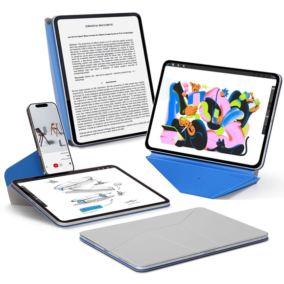 MOFT Dynamic Folio Case for iPad mini 7 A17 Pro (2024), iPad mini 6 (2021), Silm Magnetic Stand Case with 20+ Viewing Angles, Auto Wake/Sleep, Ultra T