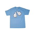 thumbnail image 1 of T-shirt Graphique « Thumbs Up » Bleu Pâle, TG, 1 of 1