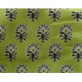 thumbnail image 5 of oneOone Georgette Viscose Light Green Fabric Block Craft Projects Decor Fabric Printed By The Yard 42 Inch Wide, 5 of 5