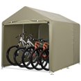 thumbnail image 2 of Edtara Bike Storage Shed, Waterproof Protection, Blocks 98% UV Rays, Fits up to 6 Bicycles, Heavy Duty Awning-Style Garage with Extra Replacement Covers for Outdoor Use, 2 of 8