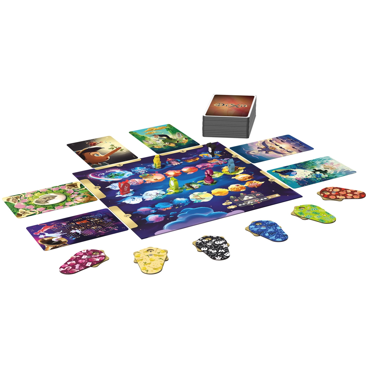 Asmodee - Dixit: Disney Edition - Board Game for Adults & Children from 8 Years - Dreamlike Card Game - Communication by Image - 3 to 6 Players - 30 Min - English Version - Libellud