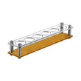 thumbnail image 2 of Rongfmy Glass Cup Rack Acrylic Glasses Cup Serving Tray Freestanding Heavy Base 6Hole Aureate Unbent, 2 of 9
