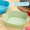 thumbnail image 4 of Dvkptbk Air Silicone Pots en pour Friteuse à, Panier en Silicone pour Friteuse à Air Chaud, Accessoires de Four pour Friteuses à Air Sûrs pour les Aliments, Remplacement du Papier Parchemin, Doublure Réutilisable en Silicone pour Friteuse à Air s'Adapte à la Friteuse à Air, 4 of 4