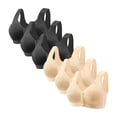 thumbnail image 1 of Posijego Women's Front Closure Bra 6 Pack Womens Plus Size Wireless Push up Full Coverage Everyday Bralettes, 1 of 2