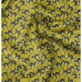 thumbnail image 1 of Soimoi Yellow Silk Fabric Cat Animal Print Sewing Fabric Yard 42 Inch Wide, 1 of 5