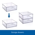 thumbnail image 4 of Mainstays Clear Glossy Plastic Pull-Out Closet Drawer Large Size, Adult Size, 4 of 14