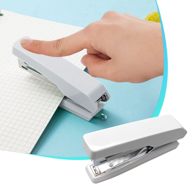 JWshufel Compact Stapler for Office School Use Easy Press Labor Saving Design Suitable for 10 Nail Types Binds Papers Snacks and Receipts Convenient Portable