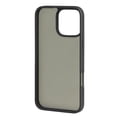 thumbnail image 2 of onn for iPhone 16 Pro Max Translucent Hard Shell Bumper Phone Case for iPhone 16 Pro Max, Black, 2 of 5