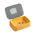 thumbnail image 2 of Soap Container With Lid, Usavan Cute Character Soap Holder for Clean Storage, Efficient Water Drainage Compact Portable Soap Box for Bathroom Travel Dorm, 2 of 6