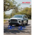 thumbnail image 3 of 2 Pack Hydraulic Car Ramps 5T 11000lbs Low Profile Car Lift Service Ramps Truck Trailer Garage, Height Hydraulic Vehicle Ramps, 3 of 7