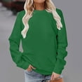 thumbnail image 2 of hotojiny Workout Tops for Women Plus Size Long Sleeve Crewneck Sweatshirt Oversized Lightweight Basic Pullover Fall 2025, 2 of 4