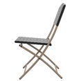 thumbnail image 2 of Mainstays Patio Folding Wicker Chair - Black & White, 2 of 7