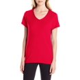 thumbnail image 2 of Hanes Womens X-Temp V-Neck T-Shirt, 2XL, Deep Red, 2 of 4