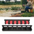 thumbnail image 3 of <p>Horizontal Fishing Rod Holder, Wall Mounted Anti Scratch Easy To Store Fishing Rod Rack Wall Mount Space Saving  For Household</p>, 3 of 7