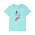 thumbnail image 1 of RXIRUCGD 2025 Vêtements d'Été pour Enfants T-shirt Imprimé Mode Mignon Col Rond Manches Courtes, 1 of 5