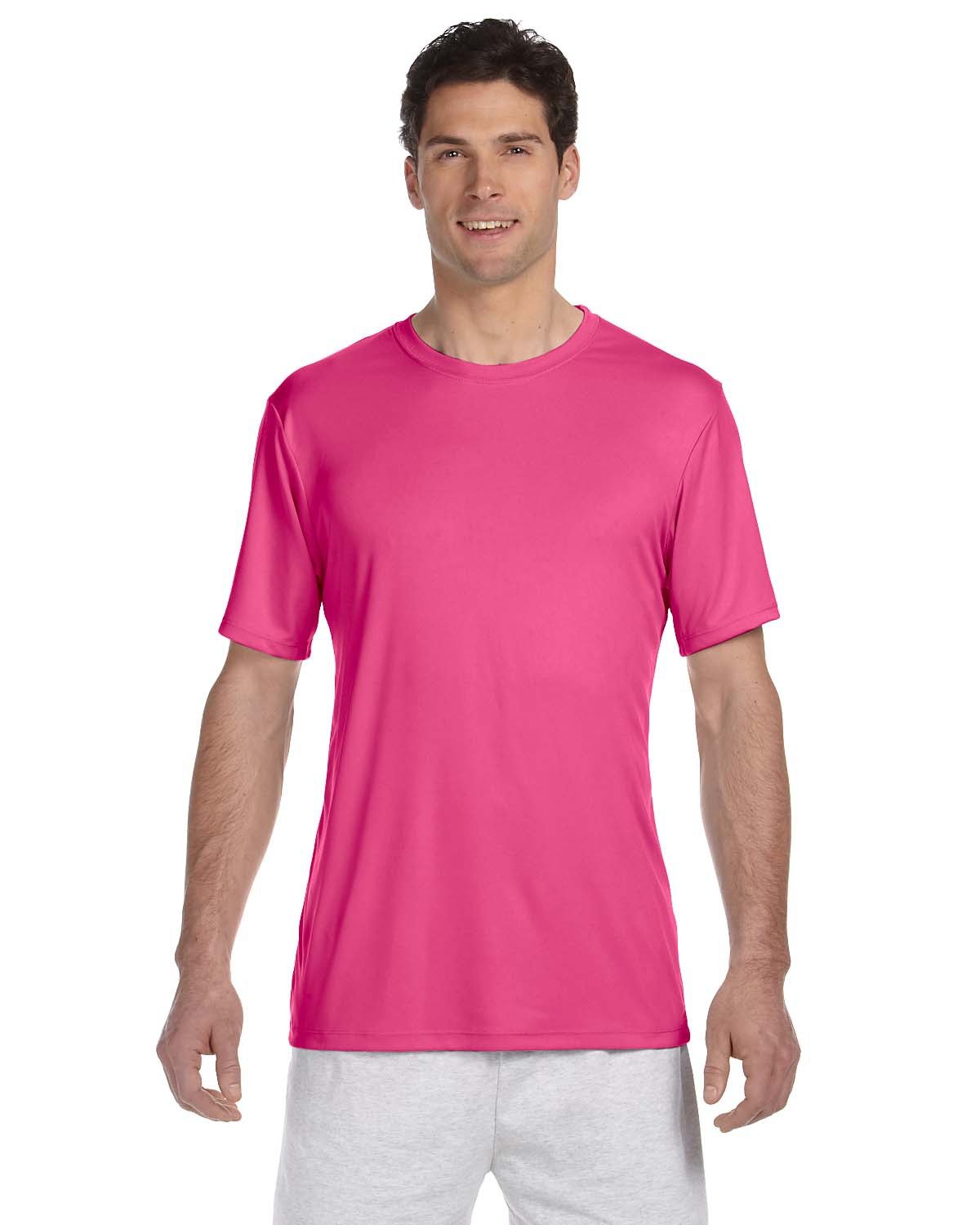 Hanes 4 oz. T-Shirt (4820) Wow Pink, XS