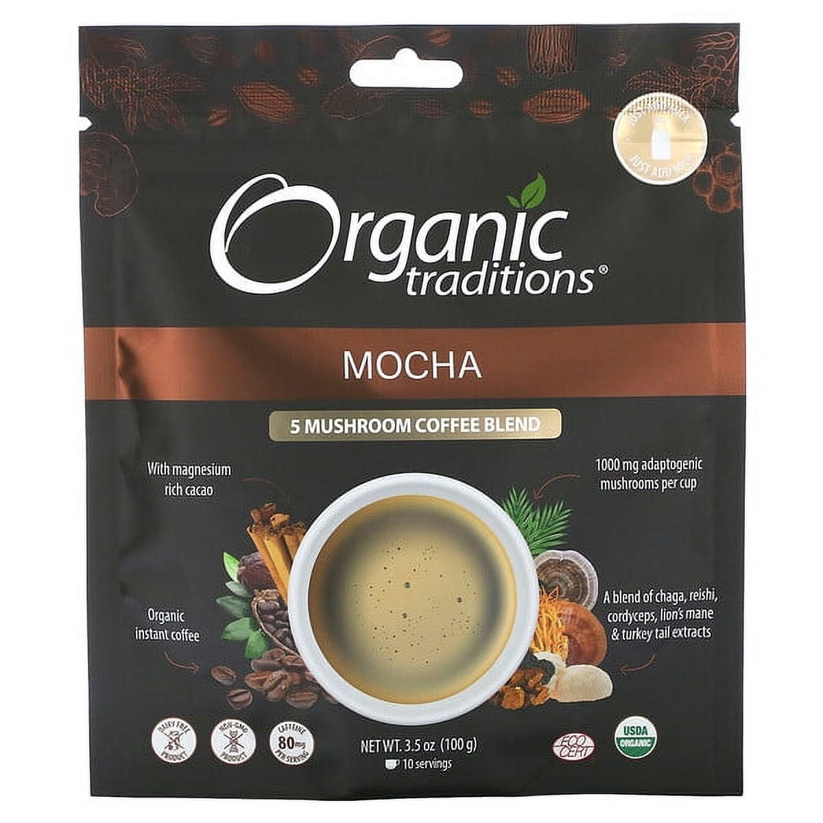 Mushroom Coffee Mocha, 5 Oz