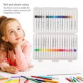 thumbnail image 3 of Marker Pens, Portable Practical Multipurpose 36 Colors Safe PP Watercolor Pens Dual Tip  for Drawing for Coloring, 3 of 7
